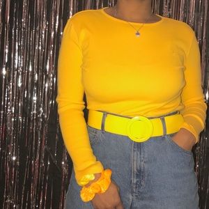 Yellow Long Sleeve Ralph Lauren Shirt